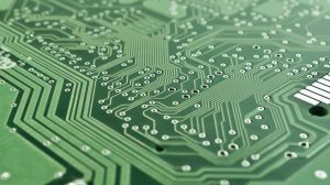 technology computer lines board