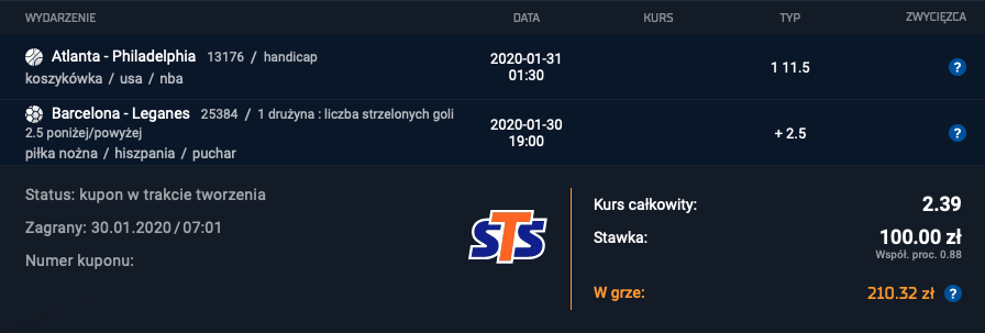 Typy na dziś